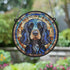Cocker (Working) Black Stained Glass Effect Suncatcher